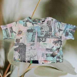 NWT billabong X Andy Warhol Jean Michel basquiat